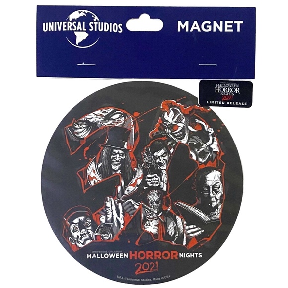 2021 Universal Studios Halloween Horror Nights 30 Icons Final Magnet - Picture 1 of 1